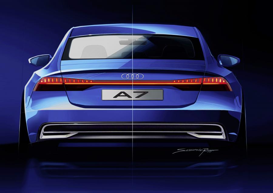 Эскиз Audi A7 Sportback Quattro S-Line 2017 года  (WW) (фото 29 из 33)